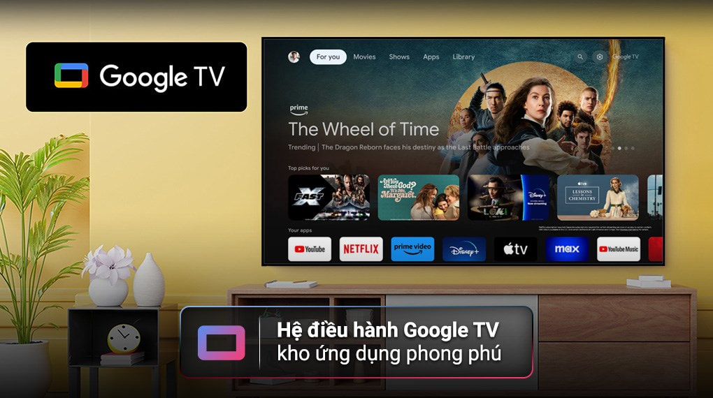 Google Tivi Sony 4K Bravia 3 - 55 inch K-55S30 (Mẫu mới 2024)