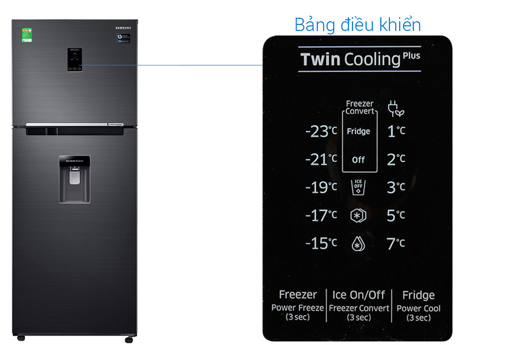 Tủ lạnh Samsung Inverter 360 lít RT35K5982BS/SV