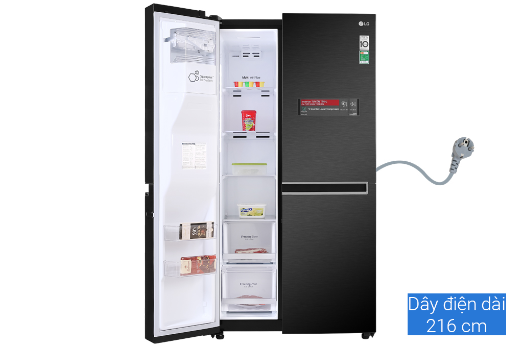 Tủ lạnh LG Inverter 601 lít Side By Side GR-D247MC
