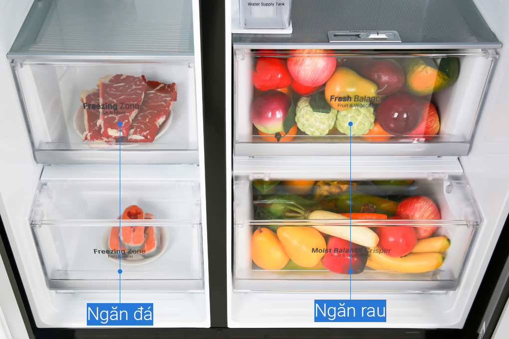 Tủ lạnh LG Inverter 601 lít Side By Side InstaView Door-in-Door GR-X247MC